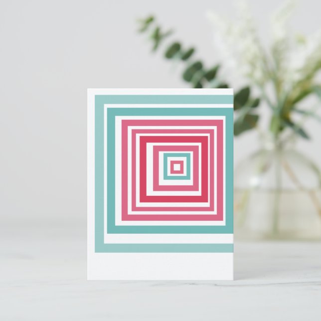 Irregular Squares  Vykort (Stående Fram)