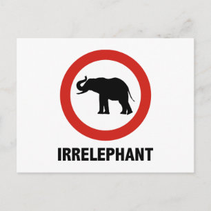 Irrelefant Vykort