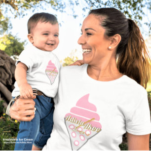 Irresistible Ice Cream Baby T-Shirt av Adiela Akoo