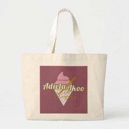 Irresistible Ice Cream Grape Tote av Adiela Akoo Jumbo Tygkasse