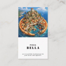 Irresistible Island - Italian Pizza Bella Shop Visitkort