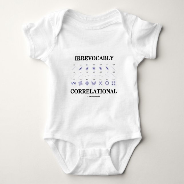 Irrevocably Correlational (korrelationstatistiken) T-shirt (Framsida)