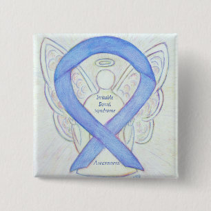 Irritable Bowel Syndrome Awareness Ribbon IBS Pin Knapp