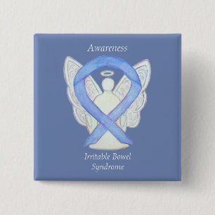 Irritable Bowel Syndrome Awareness Ribbon IBS Pin Knapp