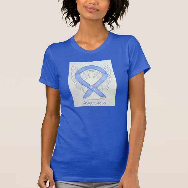 Irritable Bowel Syndrome Awareness Ribbon Shirt T-shirt (Framsida)