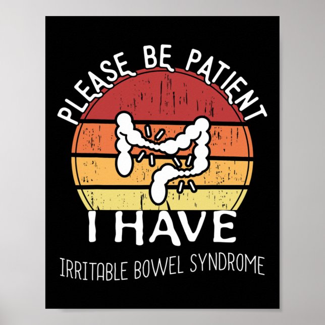 Irritable Bowel Syndrome Awareness Roligt Ibs Poster (Framsidan)