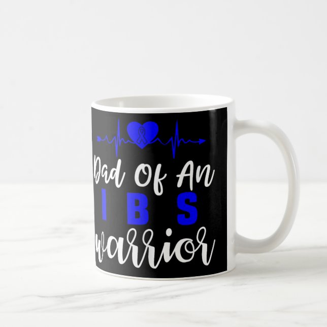 Irritable Bowel Syndrome Ibs Awareness Pappa Heart Kaffemugg (Höger)