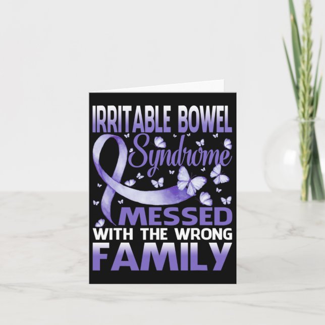 Irritable Bowel Syndrome  med fel familj Kort (Framsida)