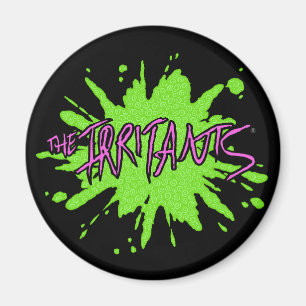 Irritanernas platta Logotyp - Rosa/Grönt Magnet