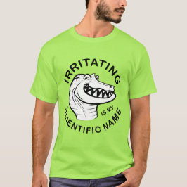 Irritator Trollface (text) T Shirt