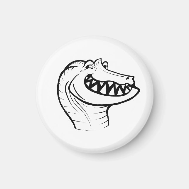 Irritator Trollface (textlös) Magnet (Framsidan)