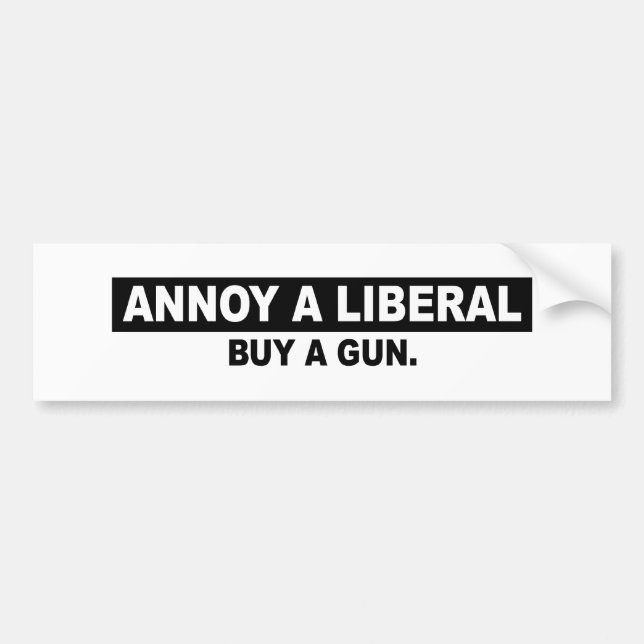 IRRITERA EN LIBERAL - KÖP EN PISTOL BILDEKAL (Framsidan)