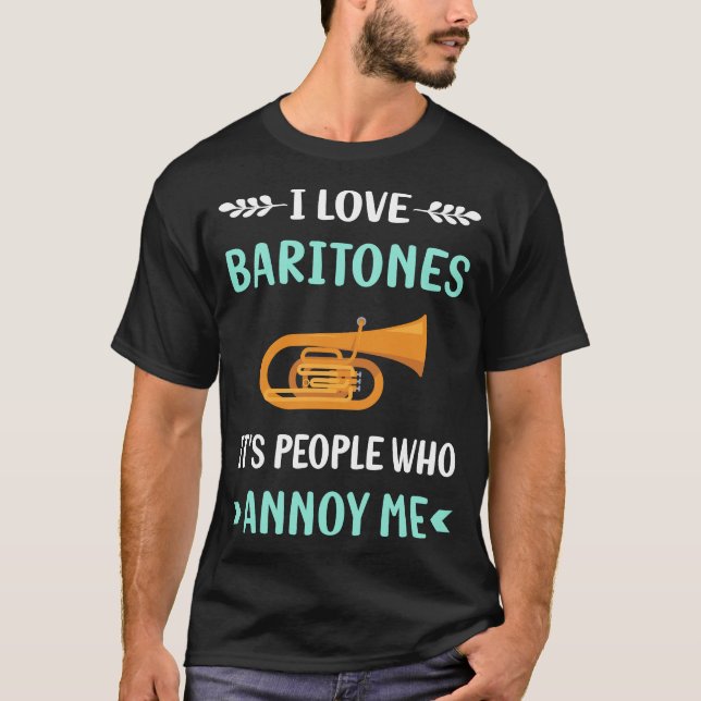 Irritera Mig Baryton T Shirt (Framsida)