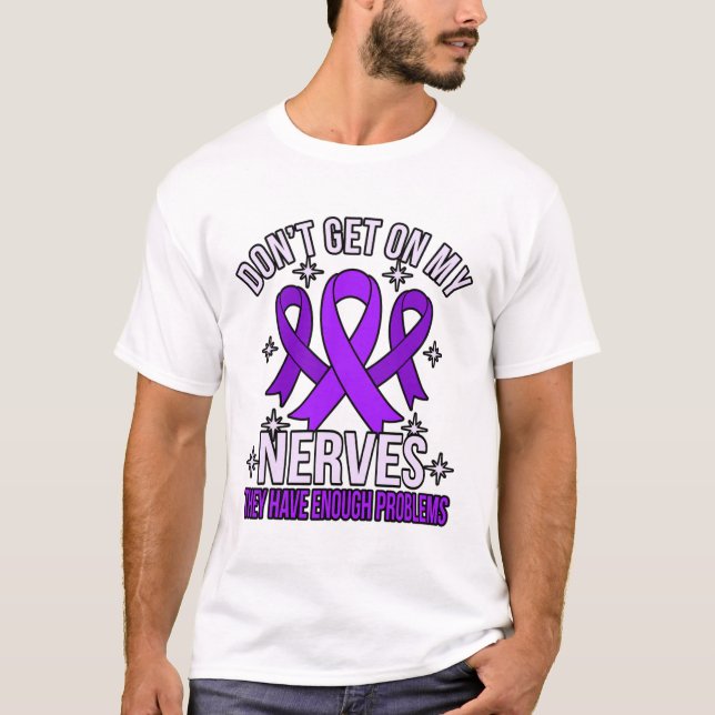 Irritera mig inte Heimerheimers medvetenhetsremsa T Shirt (Framsida)