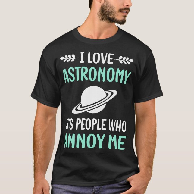 Irriterande Astronomi T Shirt (Framsida)