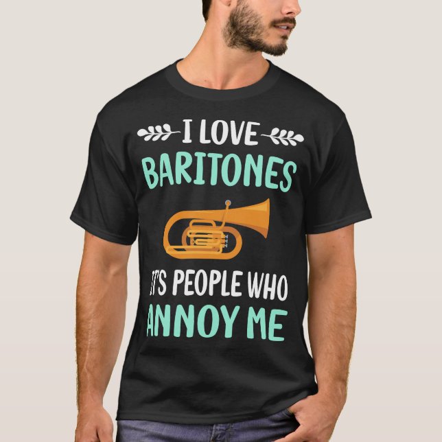 Irriterande baryton t shirt (Framsida)
