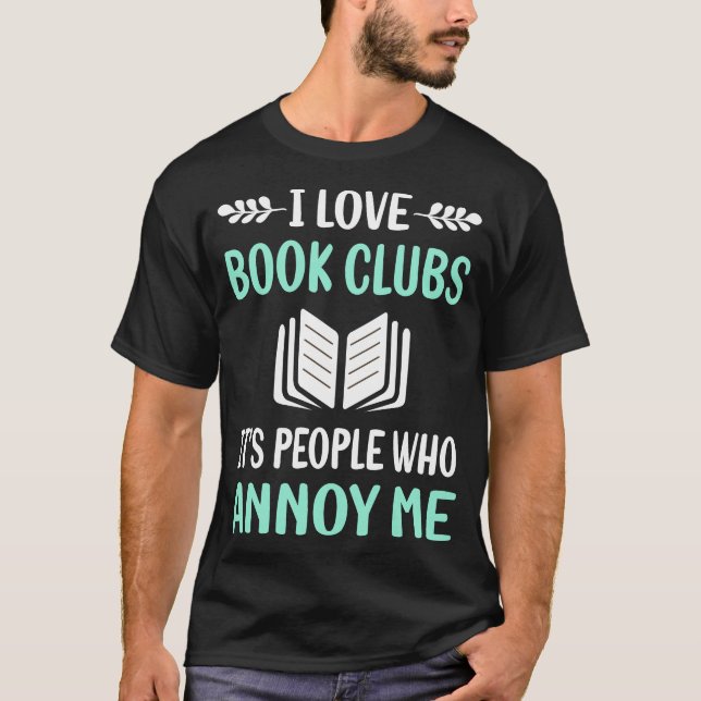 Irriterande bokklubb t shirt (Framsida)