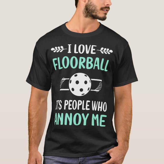 Irriterande Floorball T Shirt (Framsida)