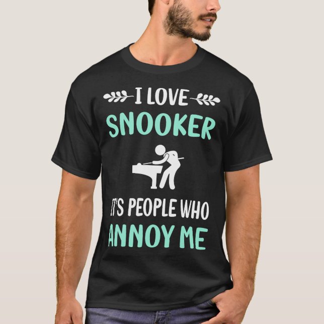 Irriterande Snooker T Shirt (Framsida)