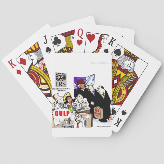 IRS Audits IRS Funny Kortlek (Baksidan)