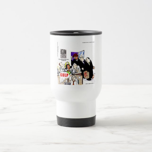 IRS granskar IRS Roligt Resemugg (Center)