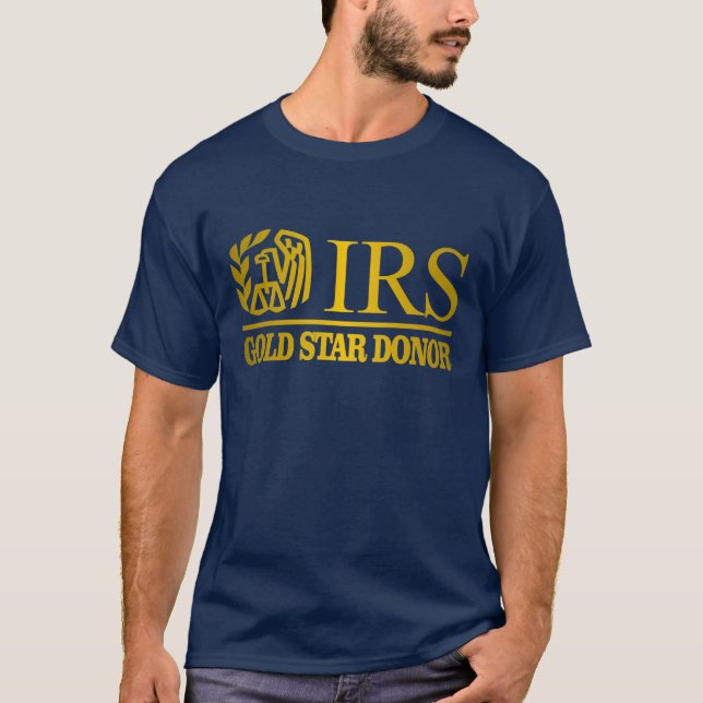 IRS Guld Star Donor T-shirt (Framsida)