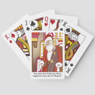 IRS Naughty List Helgdag Casinokort