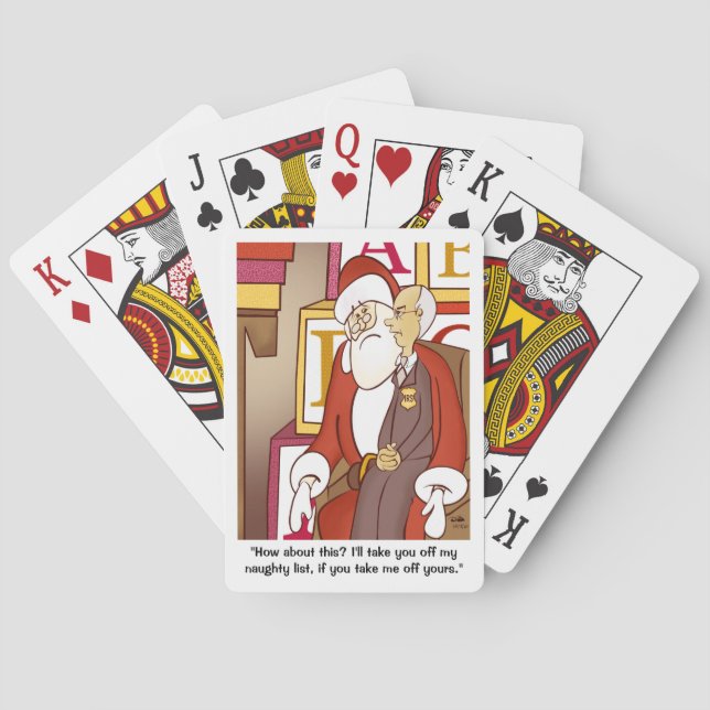 IRS Naughty List Helgdag Casinokort (Baksidan)