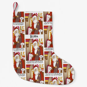 IRS Naughty List Helgdag Liten Julstrumpa