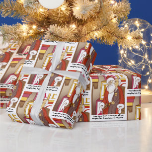 IRS Naughty List Helgdag Presentpapper