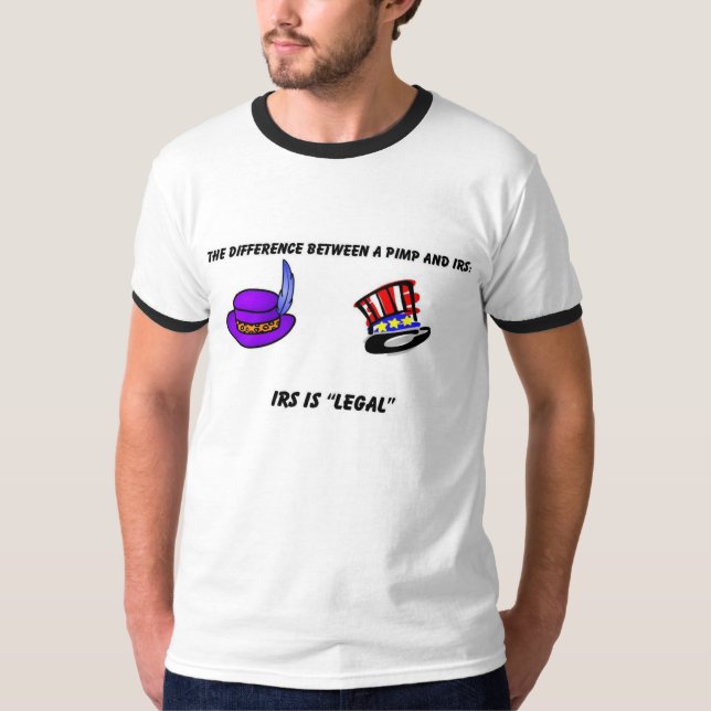 IRS OCH EN PIMP TEE SHIRT (Framsida)