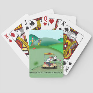 IRS-revisor i en Golf Sand-fälla Casinokort