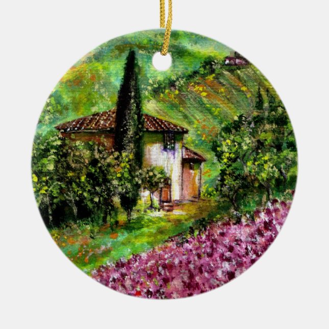 IRSES I TUSCANY JULGRANSPRYDNAD KERAMIK (Framsidan)