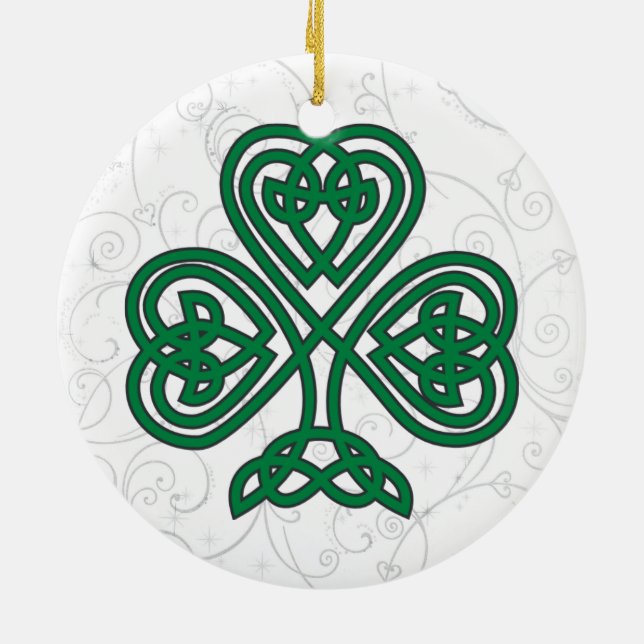 IRSH SHAMROCK SYMBOL CHRISTMAS ORNAMENT (Baksidan)