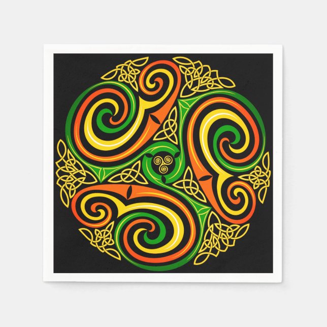 Irsk Celtic  Pappersservett (Framsidan)