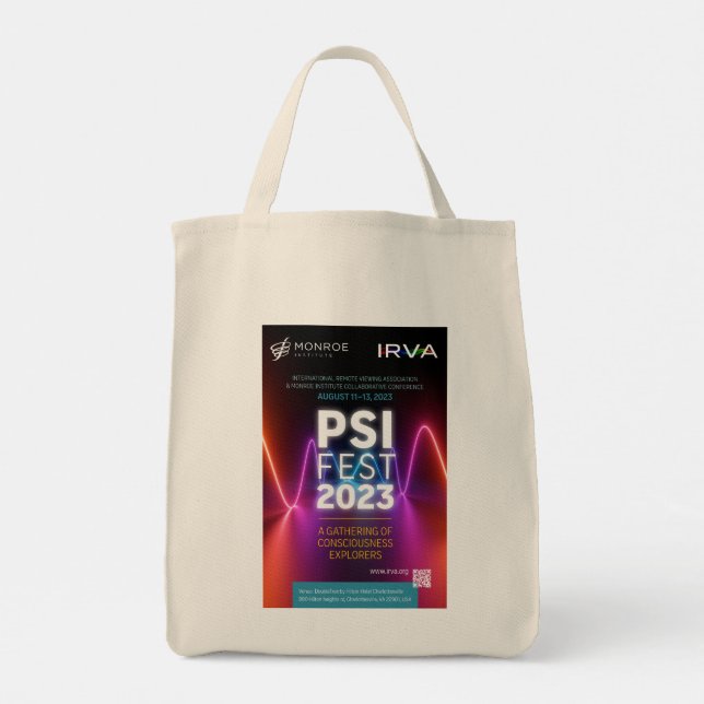 IRVA Conference Tote Bag Tygkasse (Baksida)