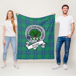 Irvine Ancient Klan Badge Tartan Play Fleecefilt