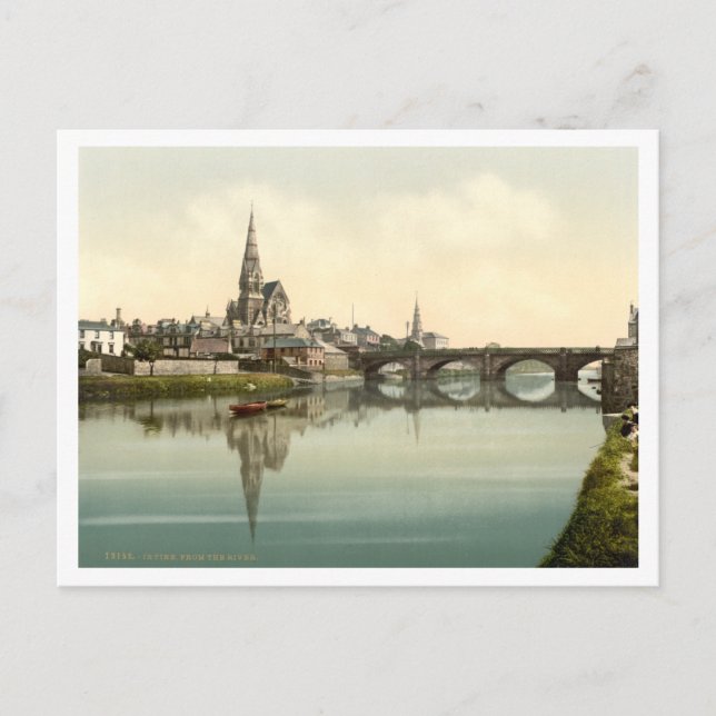 Irvine, Ayrshire, Skottland Vykort (Framsida)