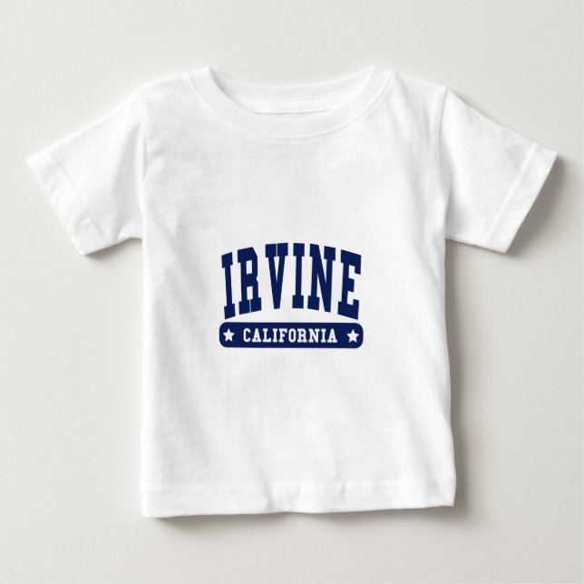 Irvine California College Stil T-skjortor T-shirt (Framsida)