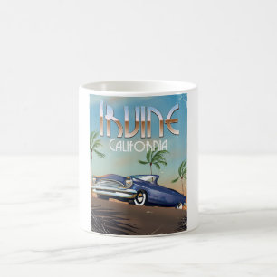 Irvine California Travel-affisch Kaffemugg