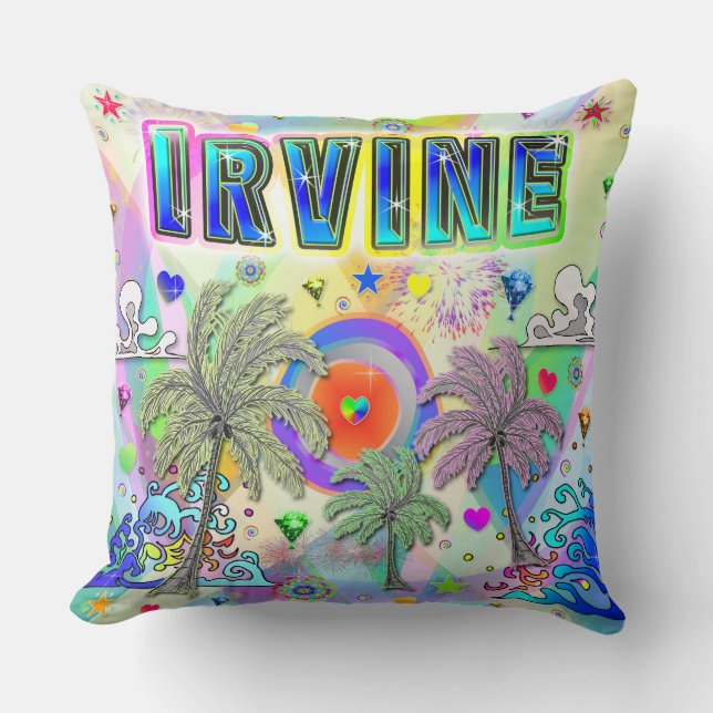 Irvine Deep Dream Pillow Kudde (Framsida)