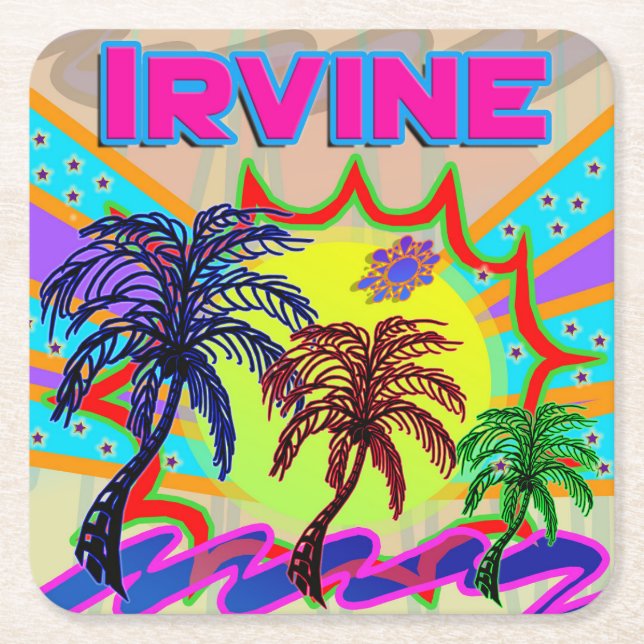 Irvine EInternal Underlägg Papper Kvadrat (Framsidan)