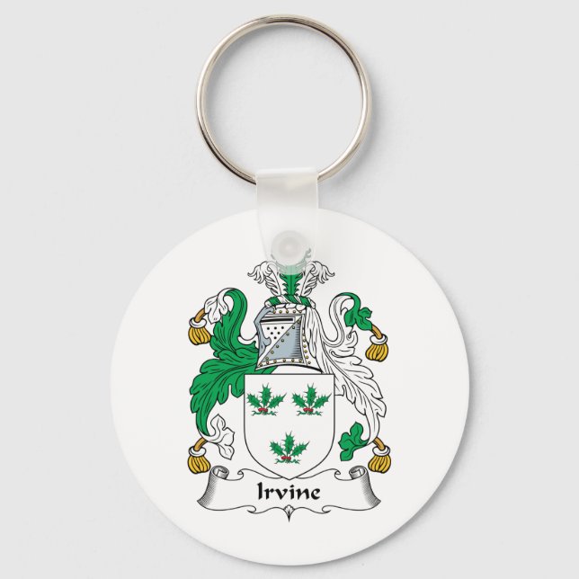 Irvine Family Crest Nyckelring (Framsida)