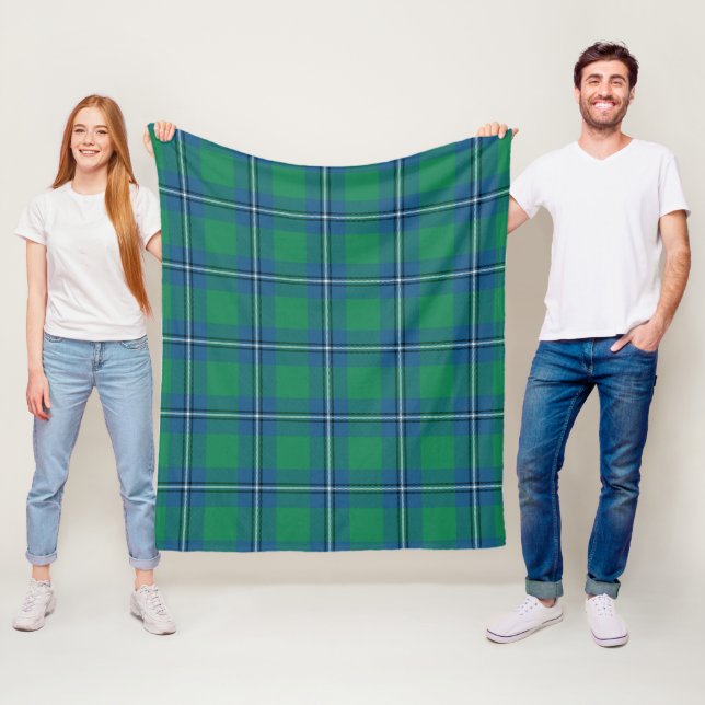 Irvine Forntida Plaid Fleecefilt (På plats)
