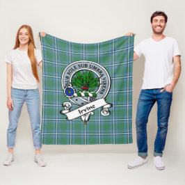Irvine Klan Badge Tartan Play Fleecefilt