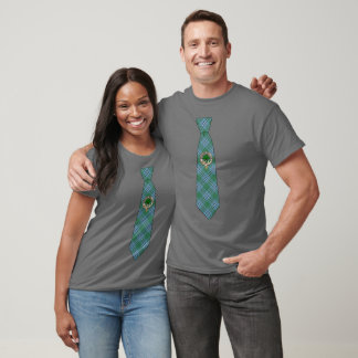Irvine skotsk klanmärke & tartan slips t shirt