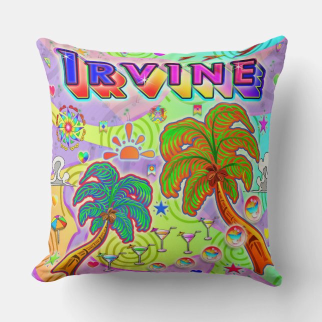 Irvine Vacation Target Pillow Kudde (Framsida)