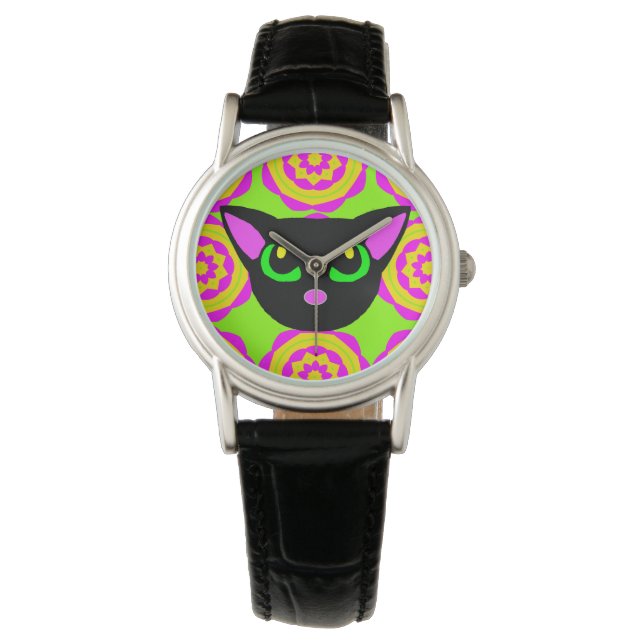 Irving Black Kattunge Armbandsur (Framsida)
