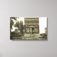 IRVING KANSAS POST OFFICE PHOTO MARSHALL COUNTY KS