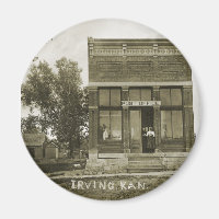 IRVING KANSAS POST OFFICE PHOTO MARSHALL COUNTY KS